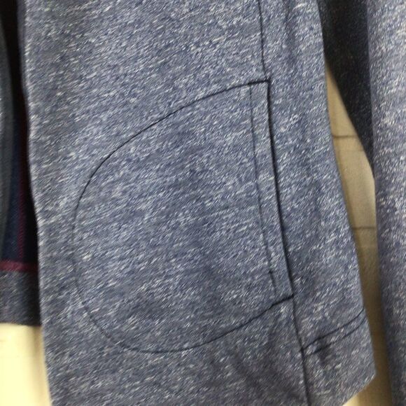 THE north face vintage warm blue small hoodie cardigan soft and comfortable - Picture 5 of 16